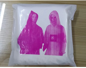 Poncho recycler sac en plastique disposition poncho promotion cadeau - Product Image 3