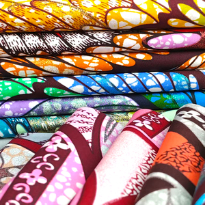 Latest Design in <strong>Ghana</strong> African <strong>Wax</strong> <strong>Prints</strong> Batik <strong>Fabric</strong> Grand <strong>Super</strong> Glitter <strong>Wax</strong> - Product Image 1