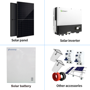 Système de stockage d'énergie domestique populaire avec contrôleur MPPT, batterie lithium-ion monocristalline 10 kW/5 kW hybride pour réseau domestique - Product Image 4