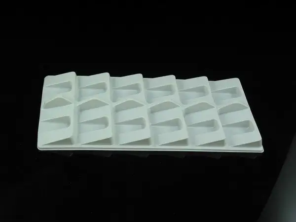 Customized vacuum forming ESD plastic parts storage packaging tray