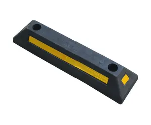 550Mm Automotive Auto Wiel Stopper Rubber Parkeerplaats Apparatuur Parking Blok Wiel Stop Voor Truck