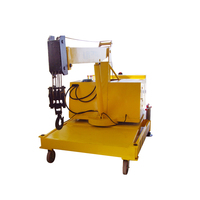 Grue à chariot électrique hydraulique 3T neuve en acier, grande capacité, avec siège de commande et câble métallique