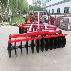 Disc Harrow 3 <b>Row</b> Heavy Duty Farm Cultivator For 70 Hp Tractor Agricultural <b>Machinery</b> Red High Productivity - Product Image 1