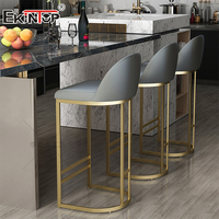 Tabourets de bar Ekintop, meubles de bar nordiques, tabourets de bar dorés, chaises de cuisine modernes, bar