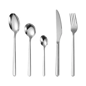 Food Grade Romantic Wedding 304 Stainless Steel Cutlery Set Fork Spoon Knife For Wedding Party