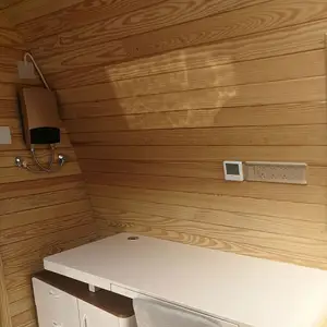 Casa de árbol integrada modular de madera prefabricada, casa de árbol prefabricada para adultos