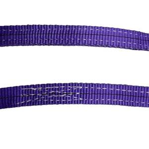 WLL 1トン/1m/<span class=keywords><strong>30mm</strong></span> ポリエステル製軽量ウェビングスリング フラット織りウェビングスリング - Product Image 4