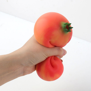 New Arrival Simulation Fruit Pomegranate Stress Vent <b>Ball</b> <b>Squeeze</b> Stretch Relief Toys for Kids Boys and Girls - Product Image 2