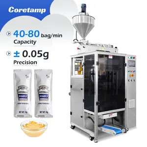 Multi Lane Sports Energy Gel Salted Caramel Sachet Packing Machine Liquid Bottle Shape Packing Machine Sealer Packing Machine