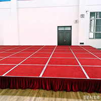 Scène pliante à prix compétitif, montage facile, structure stable, scène portable 	 pour événements, fêtes, concerts