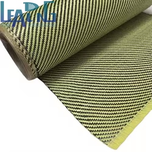 Composites <span class=keywords><strong>Kevlar</strong></span> Carbone Aramide <span class=keywords><strong>Tissu</strong></span> Hybride Fibre de Carbone <span class=keywords><strong>Tissu</strong></span> Mixte 3k - Product Image 2