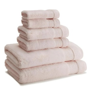 Juego de toallas de algodón de lujo de 6 piezas: toallas de baño de secado rápido, suaves y duraderas para hoteles, spas, baños, hechas en Turquía - Product Image 5