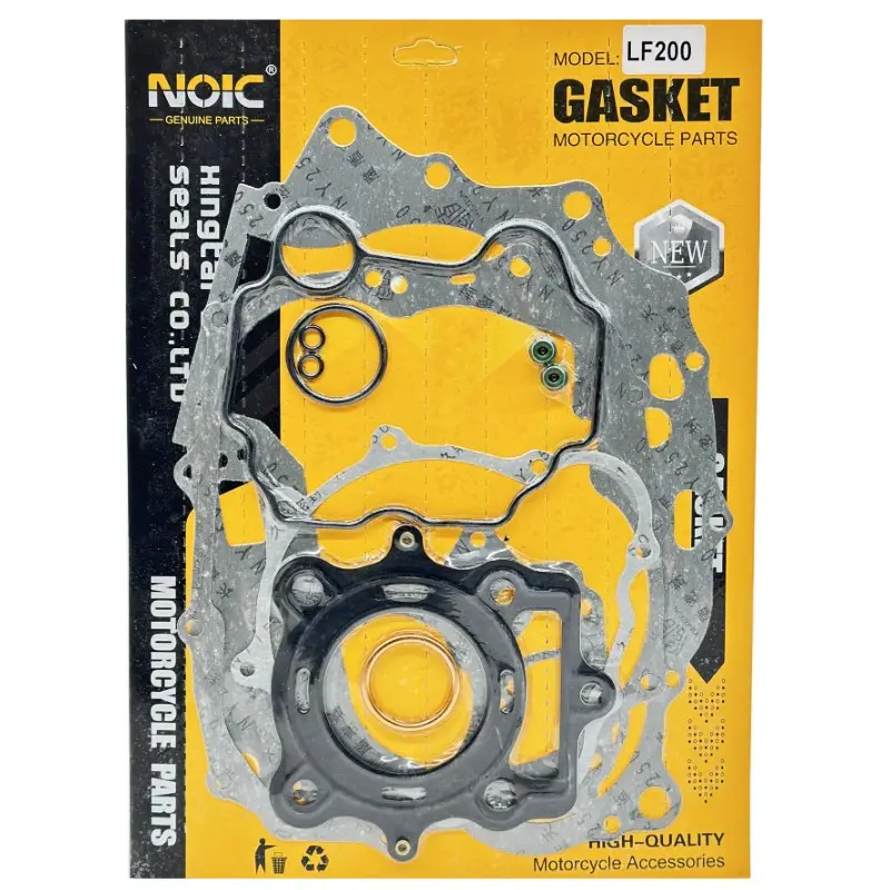 Diskon besar aksesori motor set setengah gasket set lifan 125cc suku cadang motor gasket penuh lengkap