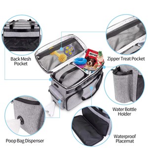 Bolsa de viaje para perros personalizada, kit de viaje para perros para un fin de semana, bolsa de viaje para mascotas, organizador para accesorios, suministros para mascotas, paquete de bolsas - Product Image 2