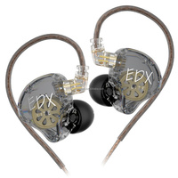 Auriculares de Monitoreo de Estudio KZ ZS10 PRO X, Sistema Acústico Híbrido, Voz Clara, Agudos Detallados, Impedancia de 23Ω, Auriculares IEM