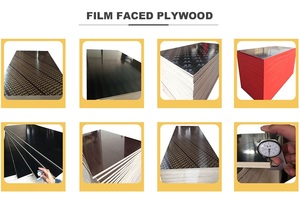 Madera contrachapada con revestimiento de película negra, sistema de trabajo de hormigón, personalización de madera contrachapada, 4x8/1220x2440, reutilizar más veces, 18 <span class=keywords><strong>mm</strong></span> - Product Image 5