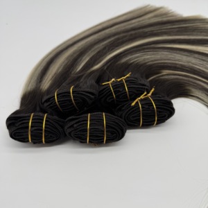 Cuticle Aligned Brazilian Natural Black Remy Human Single Drawn <b>Clip</b>-in Hair Extensions 100% Human 10A 12A Grade No Shedding - Product Image 6
