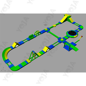 Toboganes Inflables para Parque Acuático YOJA B-A02, Personalizados, Comerciales, de PVC de 0.6-0.9mm, 500kg, con Certificación CE - Product Image 3