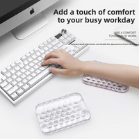 Support de poignet en silicone transparent et imperméable pour souris de bureau avec repose-main – Vente en gros transfrontalière