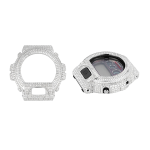 Bezel de montre <span class=keywords><strong>Gshock</strong></span> DW9052 en moissanite, personnalisé, serti de moissanite, pour homme - Product Image 5