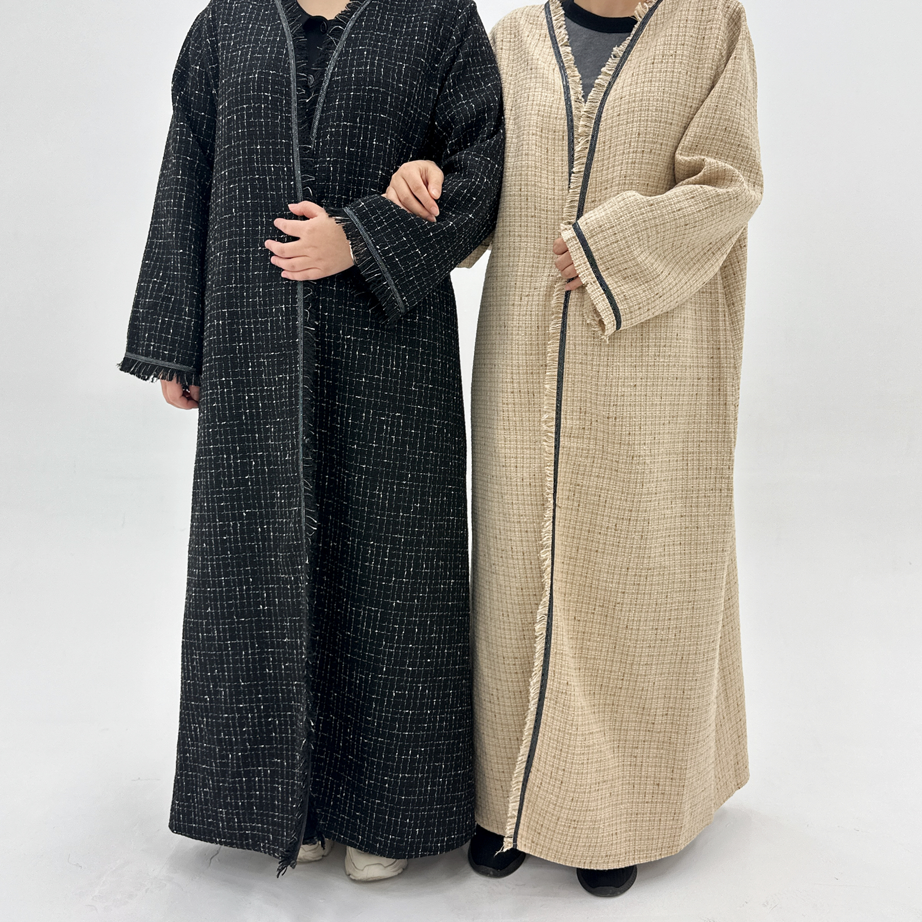 Elegant Tweed Dress - 2025 New Design Knee-Length
