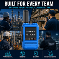 Radio bidirectionnelle G130Ex anti-explosion 4G LTE PoC, intrinsèquement sûre, longue portée, avec carte SIM, accès Internet, radio PTT mondiale