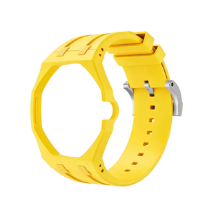 Bracelet <span class=keywords><strong>de</strong></span> <span class=keywords><strong>montre</strong></span> mécanique intelligent <span class=keywords><strong>de</strong></span> remplacement classique, boîtier monobloc, lignes élégantes, compatible avec Ap & Swatch. - Product Image 6