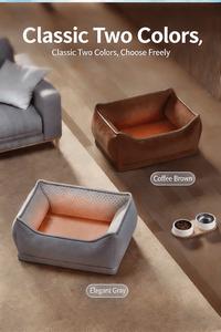Moderne verwarmingsmat voor huisdieren, honden- en kattenmand, winterwarm, constante temperatuur, waterdicht, afneembaar, wasbaar. - Product Image 3