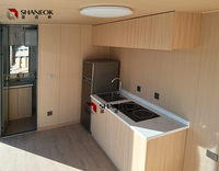 Maison préfabriquée de luxe de 40 pieds, modèle de cabane Apple détachable, capsule spatiale de taille personnalisée, conteneur SHANEOK, maison conteneur