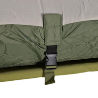 Lit de camping gonflable Pandaman pour 1 personne, portable, imperméable, pliable, surélevé, avec cadre en alliage d'aluminium