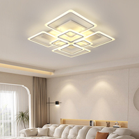 Lustre de plafond LED blanc moderne en acrylique, design floral, pour la maison