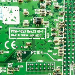 Carte mère CPU 486 intégrée Advantech PCM-1823 1906182317 REV.C1 01-1 avec processeur AMD DX5-133 Intel DX4-100 intégré, stock VGA - Product Image 5