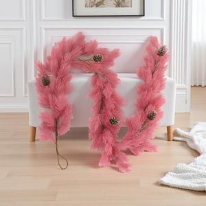 Aiguilles de pin artificielles, décoration de Noël, de mariage, de fleurs, de vignes, de tir, d'arche, d'ornement de porte, tendance, extérieur, vente chaude - Product Image 1