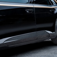 Venta al por mayor de fábrica: Faldones laterales y placas inferiores de fibra de carbono preimpregnada de alto brillo estilo LARTED para BMW XM