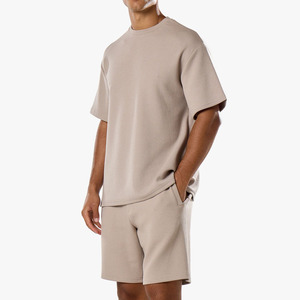Nueva Colección, Conjunto de Dos Piezas para Hombre de la Mejor Calidad, Cuello Redondo, Transpirable, de Secado Rápido, Ropa Urbana, 100% Algodón, Conjunto de Verano Personalizado para Hombre - Product Image 1