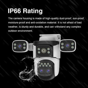 Camera PTZ 6MP 4K WiFi, zoom quang học 10x, tự động theo dõi, phát hiện người bằng AI, tầm nhìn ban đêm màu sắc Starlight, cảm biến CMOS, lưu trữ đám mây - Product Image 6