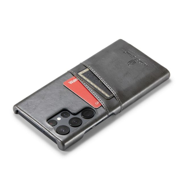 Leather Case for Samsung Galaxy S4 Plus ultra Back Cover Cell Phone case with Credit Card Slots