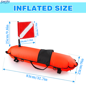 Sản phẩm mới Nylon cho spearfishing snorkeling Scuba Diving giữ an toàn với lặn an toàn cờ phao - Product Image 5