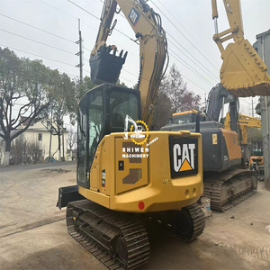 Alta calidad utilizada para Caterpillar para CAT 307,5 Mini excavadora sobre orugas Buenas condiciones de trabajo con bomba de núcleo Precio competitivo - Product Image 4