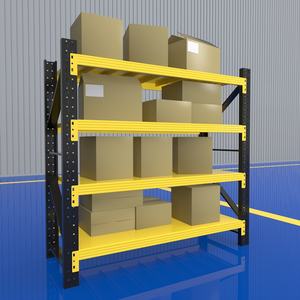 맞춤형 금속 스토리지 랙 스틸 선반 4 레이어 볼트없는 차고 스토리지 랙 선반 랙 - Product Image 4