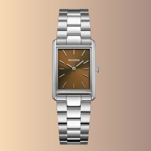 Nouvelle tendance, montre pour femme de haute qualité en acier inoxydable vintage, mouvement japonais MIYOTA, quartz, bracelet personnalisé, mode business - Product Image 2