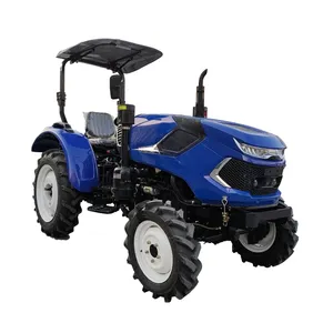 40hp 404 4WD 4 wheel drive mini farm agricultural traktor walking Chinese new tractor(blue)