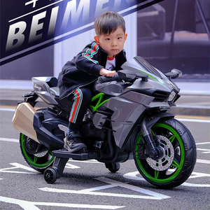 Motocyclettes électriques rechargeables pour enfants 6V/12V, grande taille, roues en plastique, alimentées par batterie, fabriquées en Chine - Product Image 5
