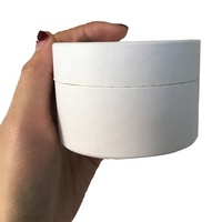 Boîte cylindrique en carton artisanale personnalisée avec couvercles, boîte cadeau en forme de cylindre en papier