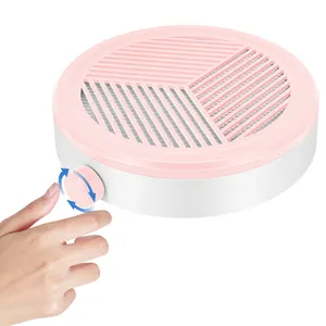 With upgraded turbo fan strong suction super quiet nail vacuum cleaner tool powerful dust collector machine for nail salon