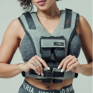 Réglable <span class=keywords><strong>10KG</strong></span> Max Chargement Pondéré Gilet Nylon Boxe Formation Épaississement Exercice Gilet Fitness <span class=keywords><strong>Veste</strong></span> pour Sable Vêtements - Product Image 6