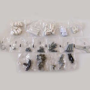 Support d'étagère robuste en acier inoxydable et kit de vis de fixation avec placage zinc, filetage métrique/pouces, classe 4.8 et 6.8 <span class=keywords><strong>YUJU</strong></span> - Product Image 1