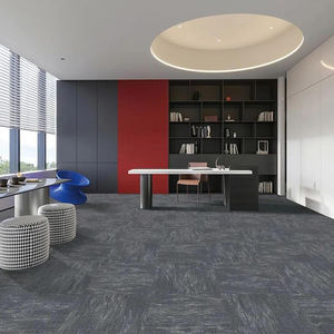 Alfombra Ignífuga de Polipropileno con Respaldo de Betún, Resistente al Desgaste, Reducción de Ruido, Modular, para Uso Comercial y Doméstico, Baldosas de Alfombra de 50x50cm - Product Image 1