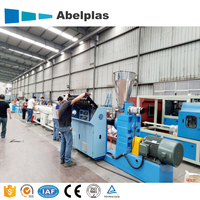 Machine d'extrusion de tuyaux en PVC, équipement de descente en plastique, ligne de Production de tuyaux de filetage en PVC