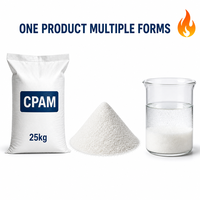 Polyacrylamide Cationique pour le Traitement des Eaux Usées Textiles, Poudre Floculante